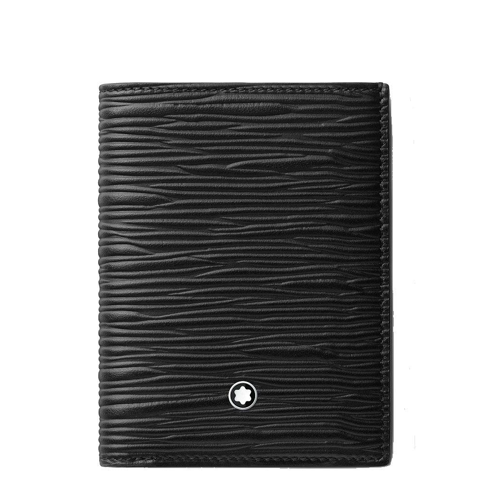 Montblanc mini portafoglio 4 Scomparti Meisterstück 4810 nero 130924