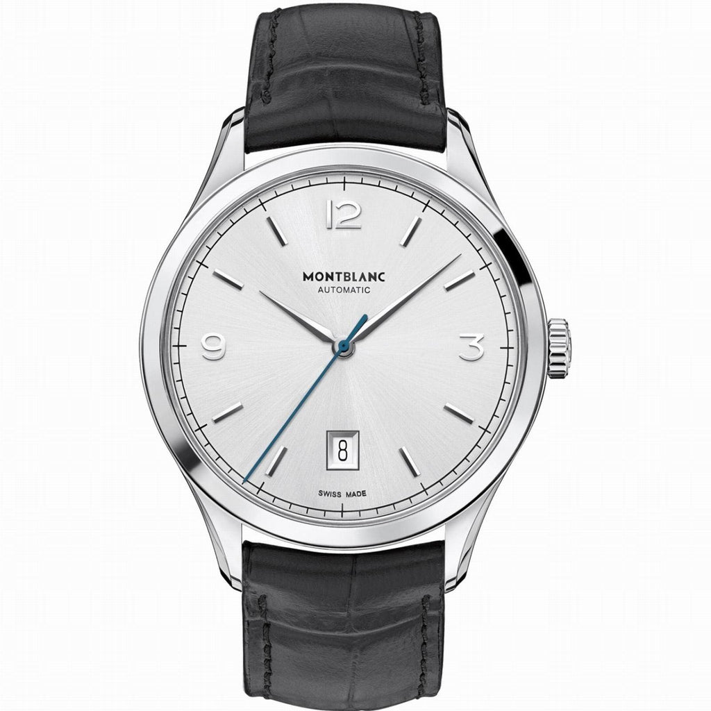 Montblanc orologio Heritage Chronometrie 40mm argento automatico acciaio 112533
