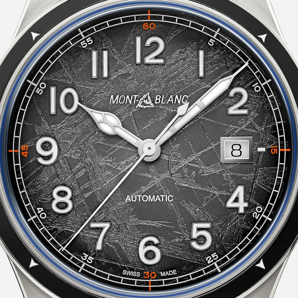 Montblanc orologio Montblanc 1858 Automatic Date 0 Oxygen The 8000  41mm grigio automatico acciaio 130984