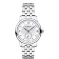 Montblanc orologio Star Legacy Small Second 36mm argento diamanti automatico acciaio 118511