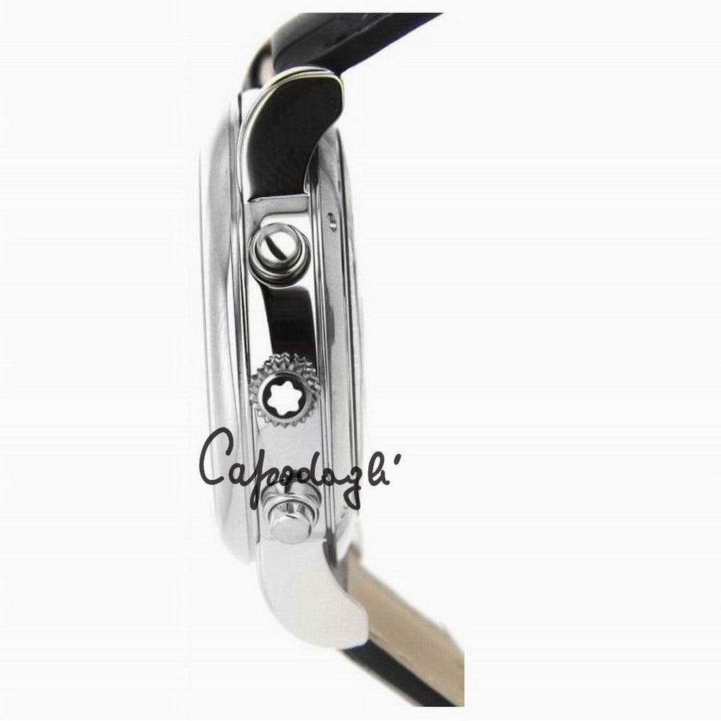 Montblanc orologio Star Roman Chronograph UTC Carpe Diem special edition 42mm argento automatico acciaio 113880