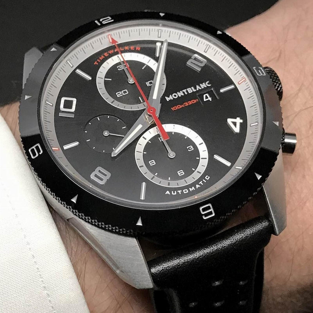 Montblanc orologio Timewalker Chronograph automatico acciaio 116096