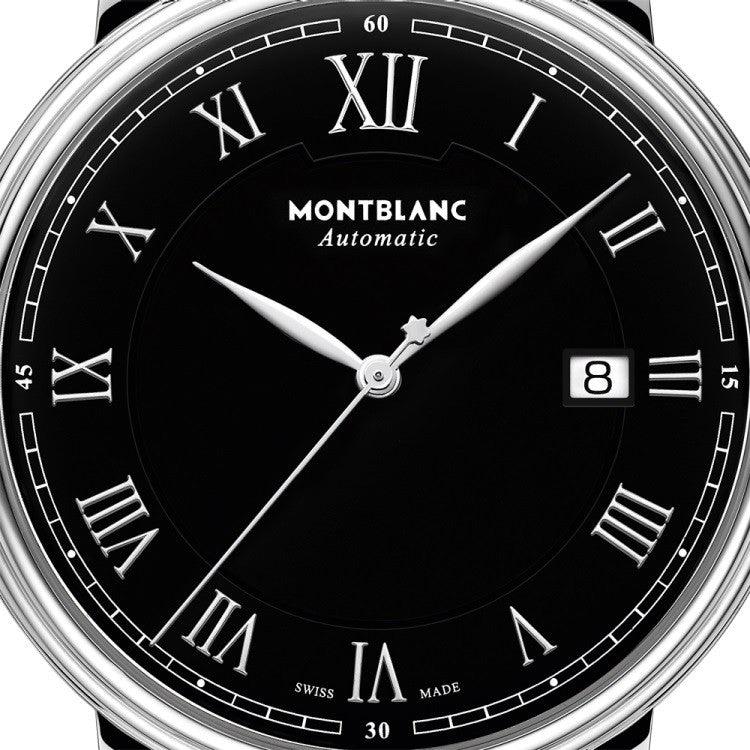 Montblanc orologio Tradition Automatic Date 40mm nero acciaio 116483