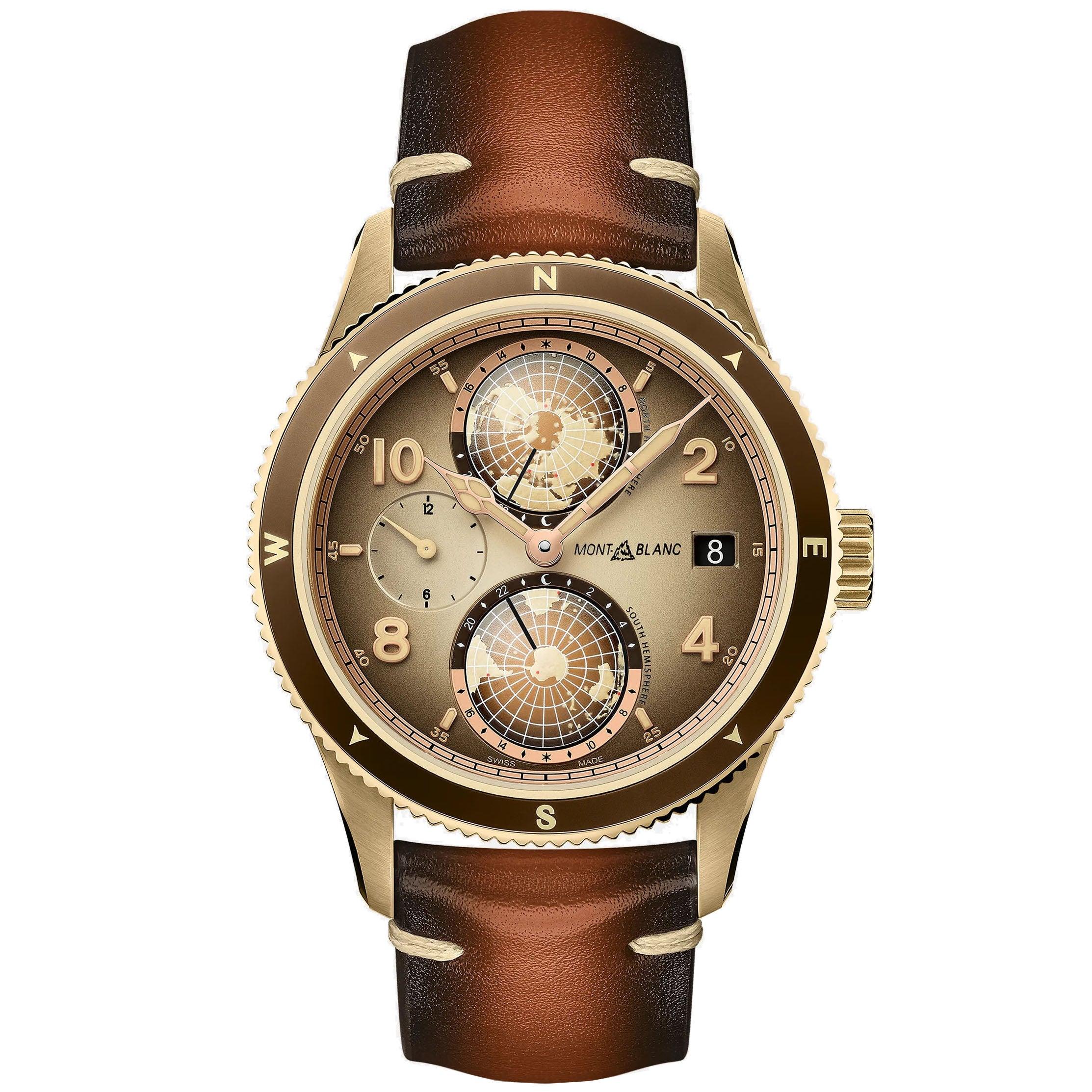 Montblanc orologio uomo Montblanc 1858 Geosphere Edizione Limitata 1858 esemplari 128504