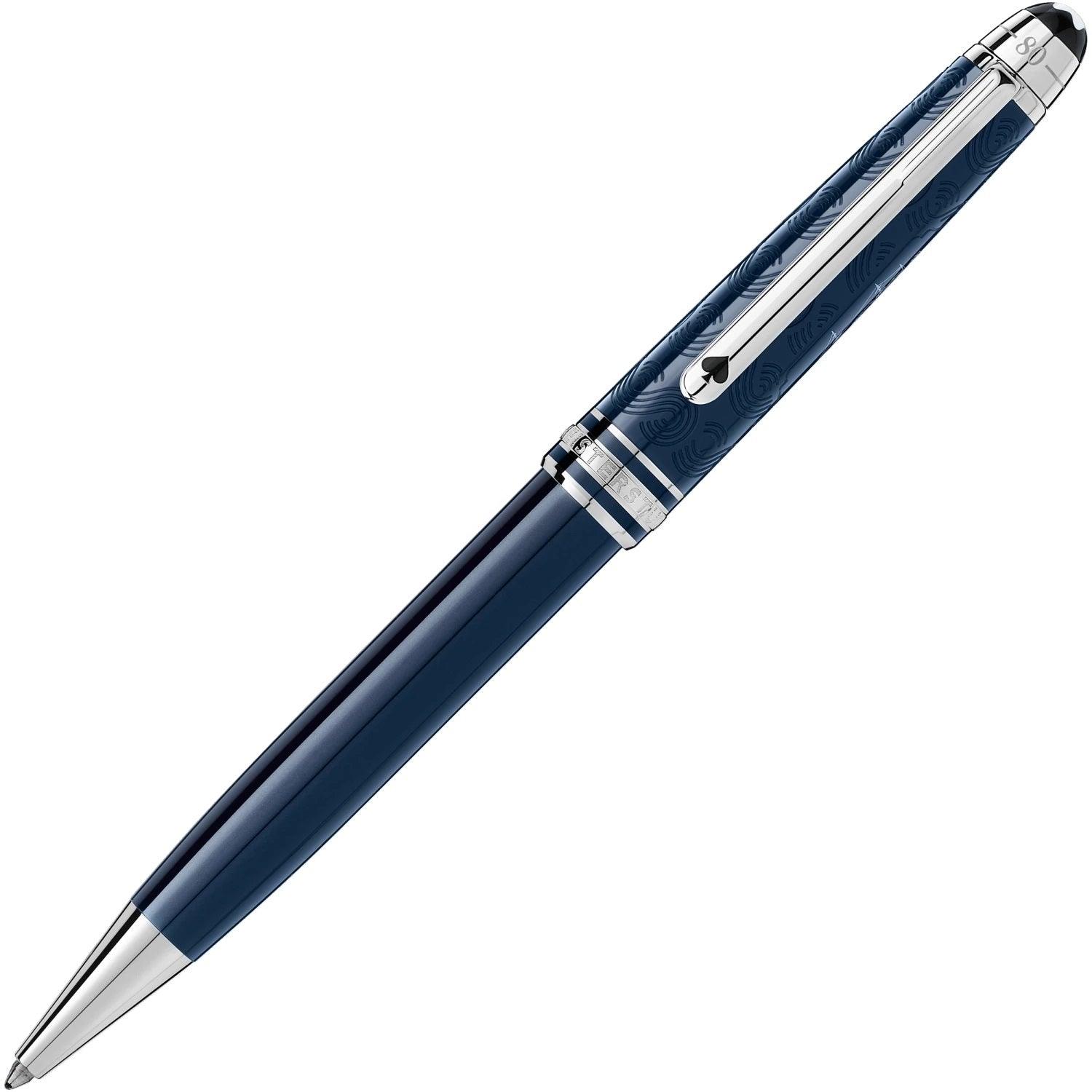 Montblanc penna a sfera Meisterstück Classique Around the world in 80 days blu 126347
