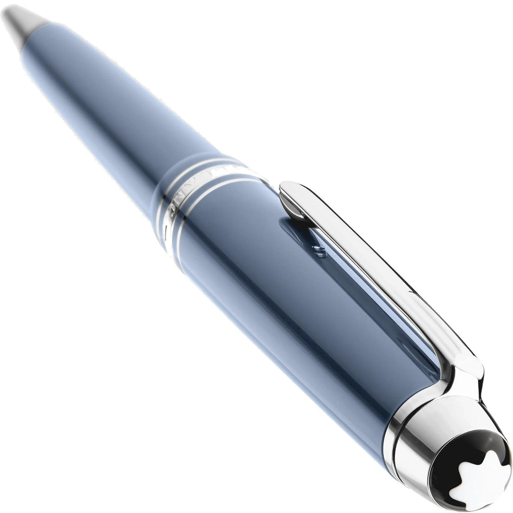Montblanc penna a sfera Meisterstück Glacier Midsize blu 129395