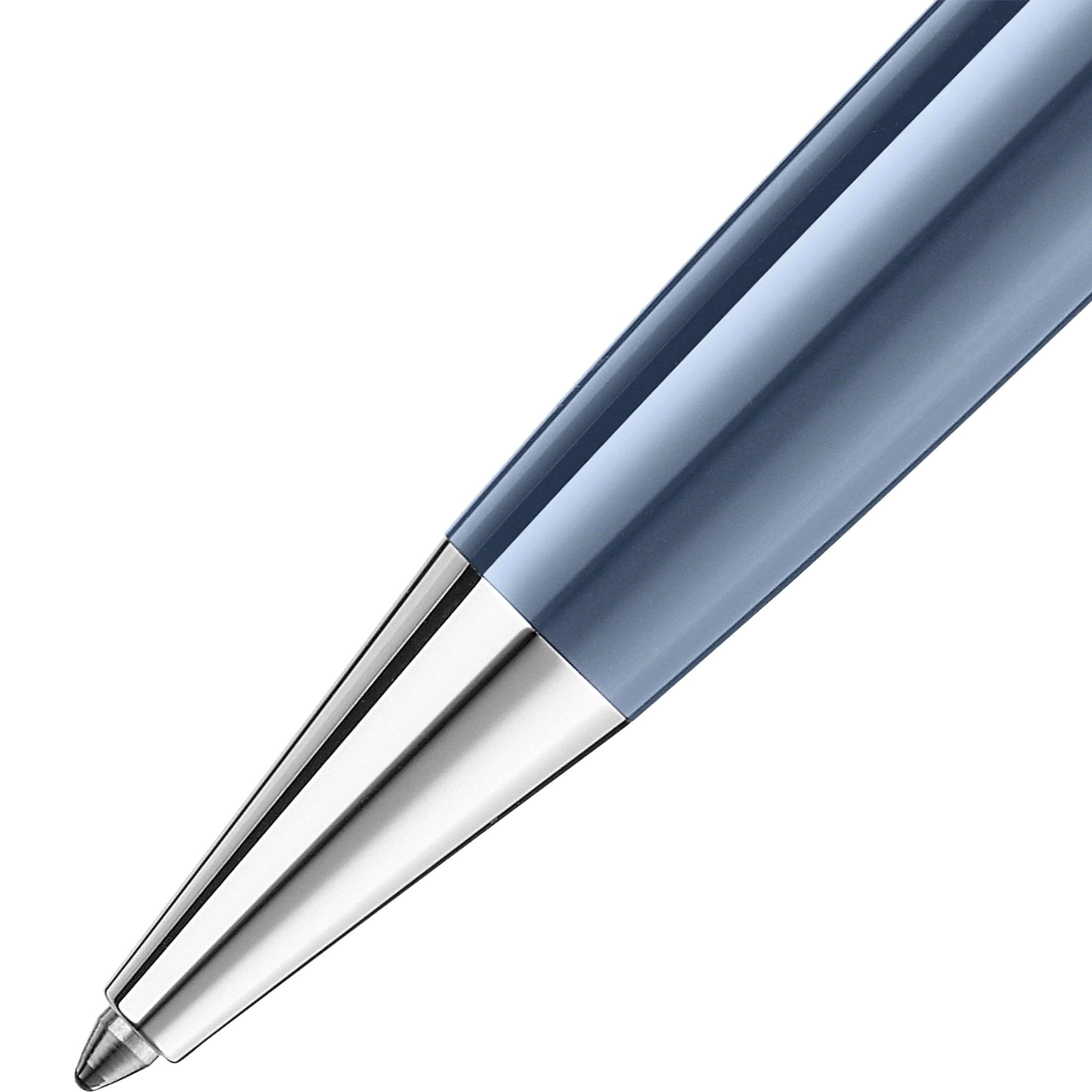 Montblanc penna a sfera Meisterstück Glacier Midsize blu 129395