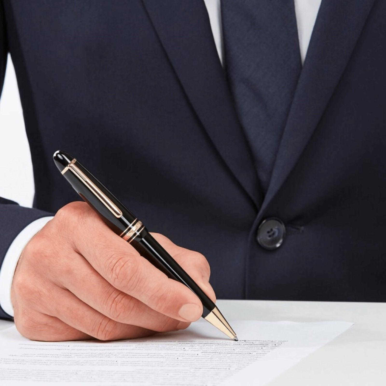 Montblanc penna a sfera Meisterstück Rose Gold-Coated LeGrand 112673 nuova referenza 132482