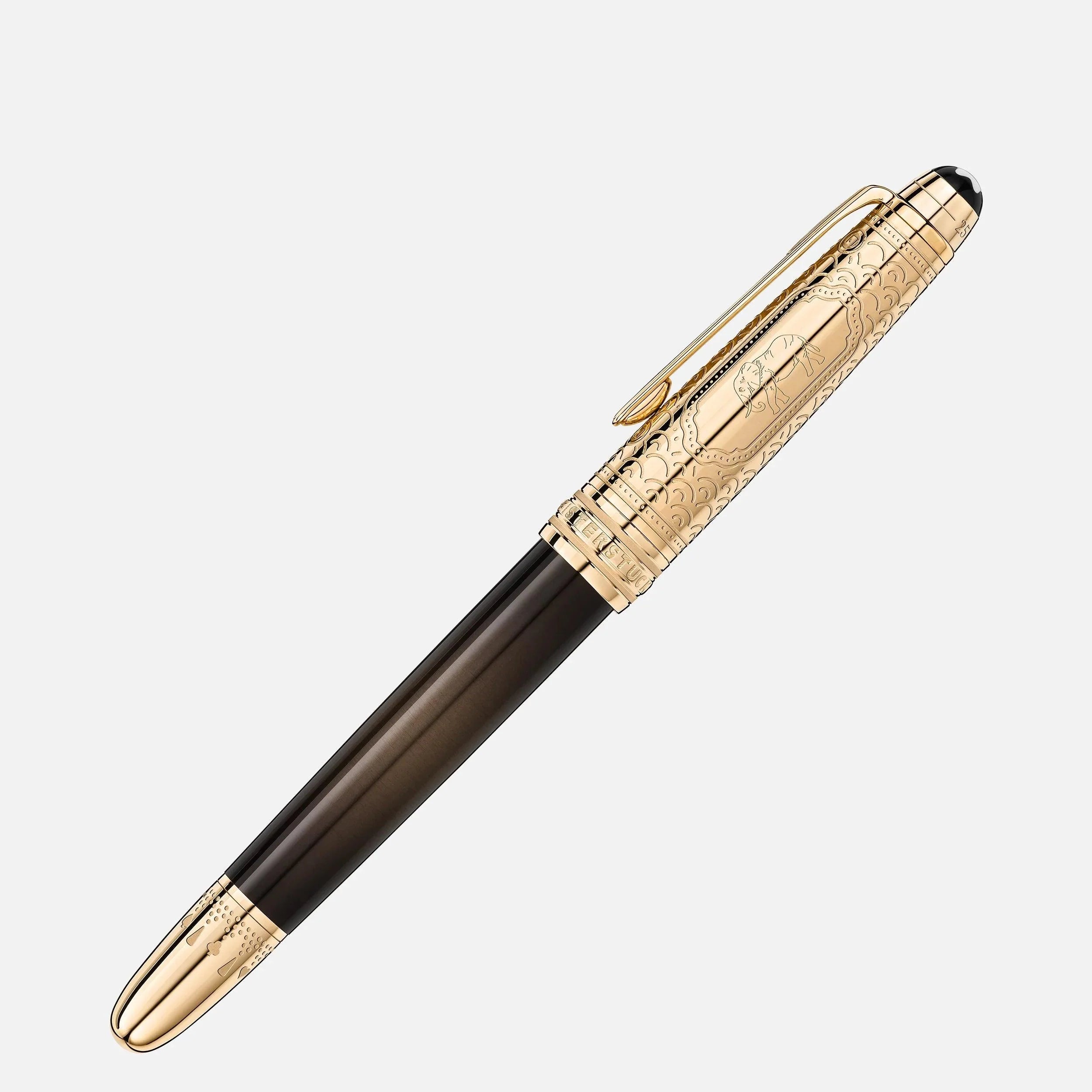 Montblanc penna stilografica Doué Classique Meisterstück Around the World in 80 Days punta M 128471