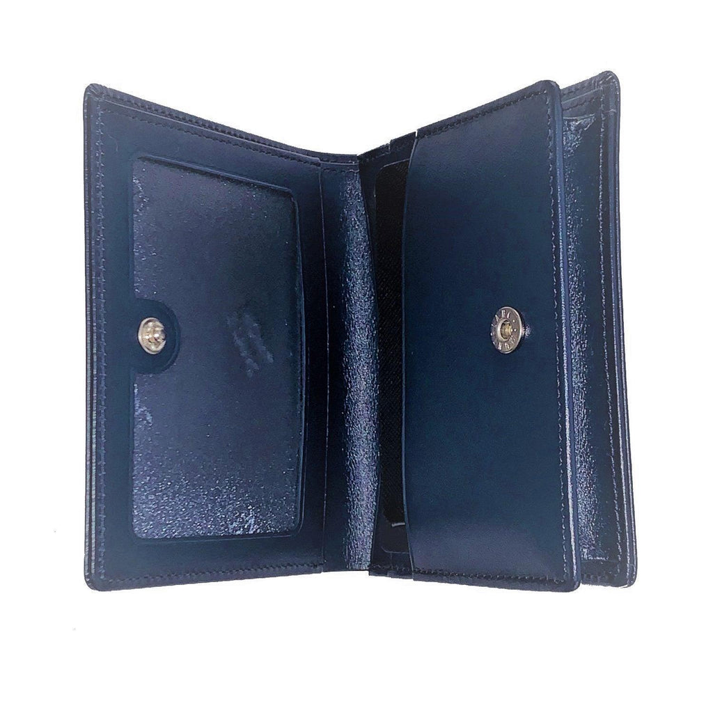 Montblanc porta biglietti da visita Meisterstück con scomparto banconote navy blue 126226