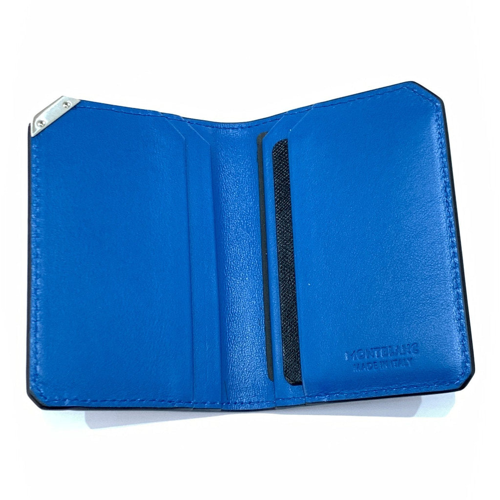 Montblanc porta biglietti da visita Meisterstück Urban blu cobalto 124100