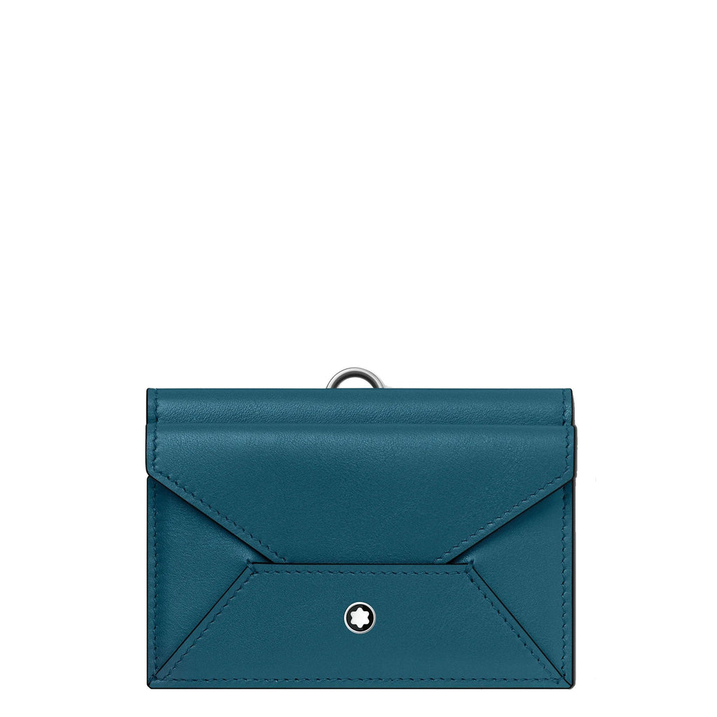 Montblanc porta carte 4 scomparti Meisterstück Selection Soft ottanio 131258