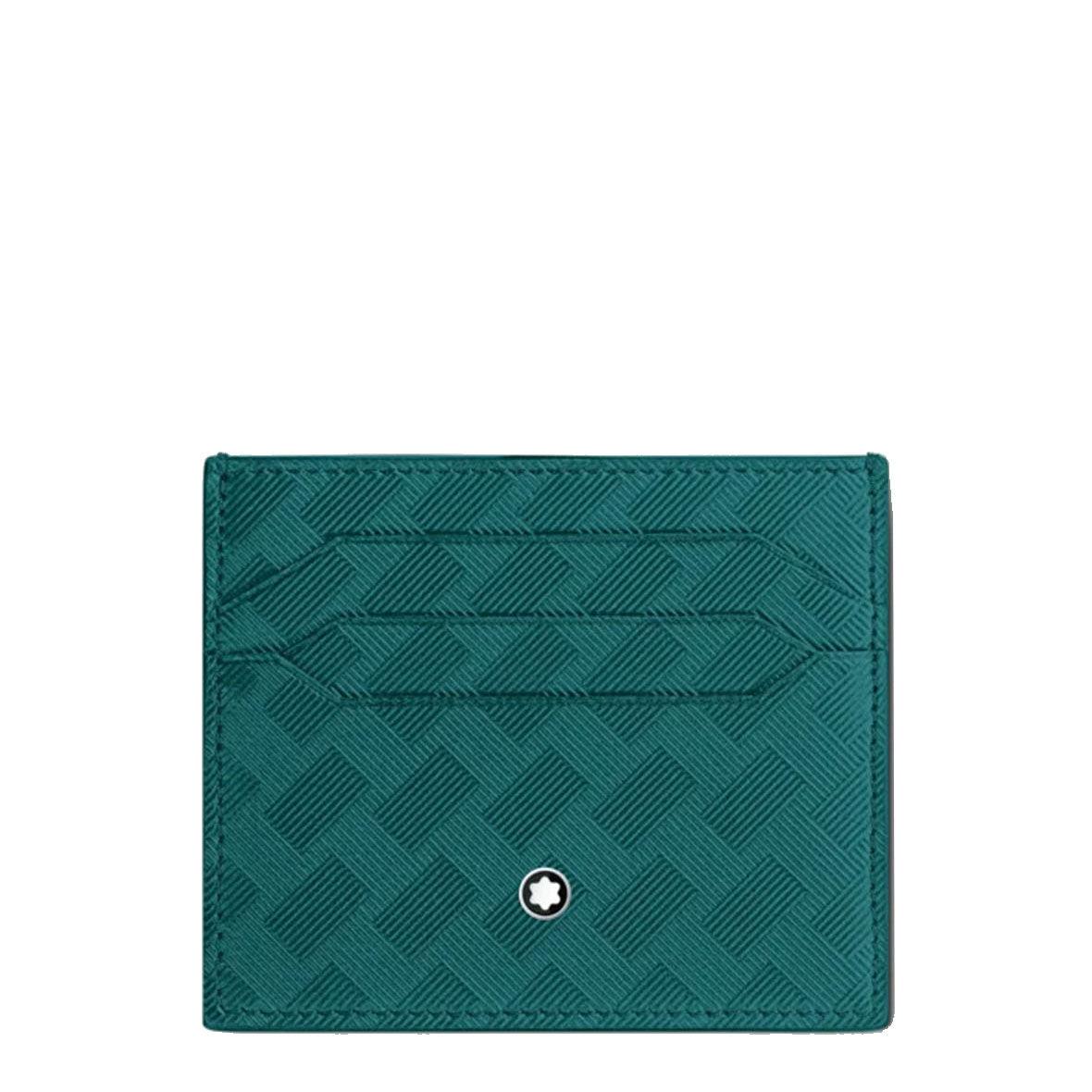 Montblanc porta carte 6 scomparti Extreme 3.0 Fern Blue 131772