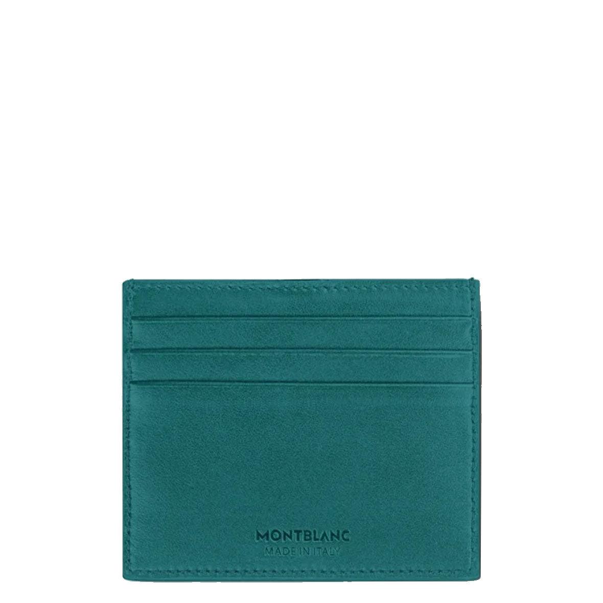 Montblanc porta carte 6 scomparti Extreme 3.0 Fern Blue 131772