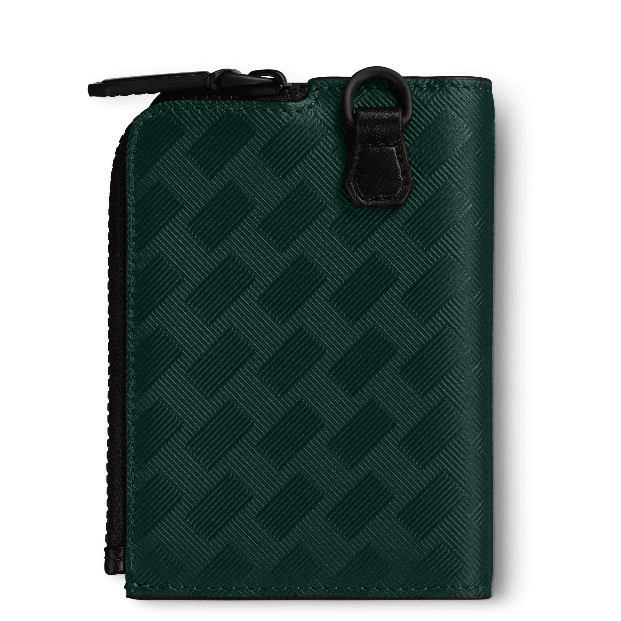 Montblanc porta carte di credito 3 scomparti con cerniera Montblanc Extreme 3.0 verde 130461