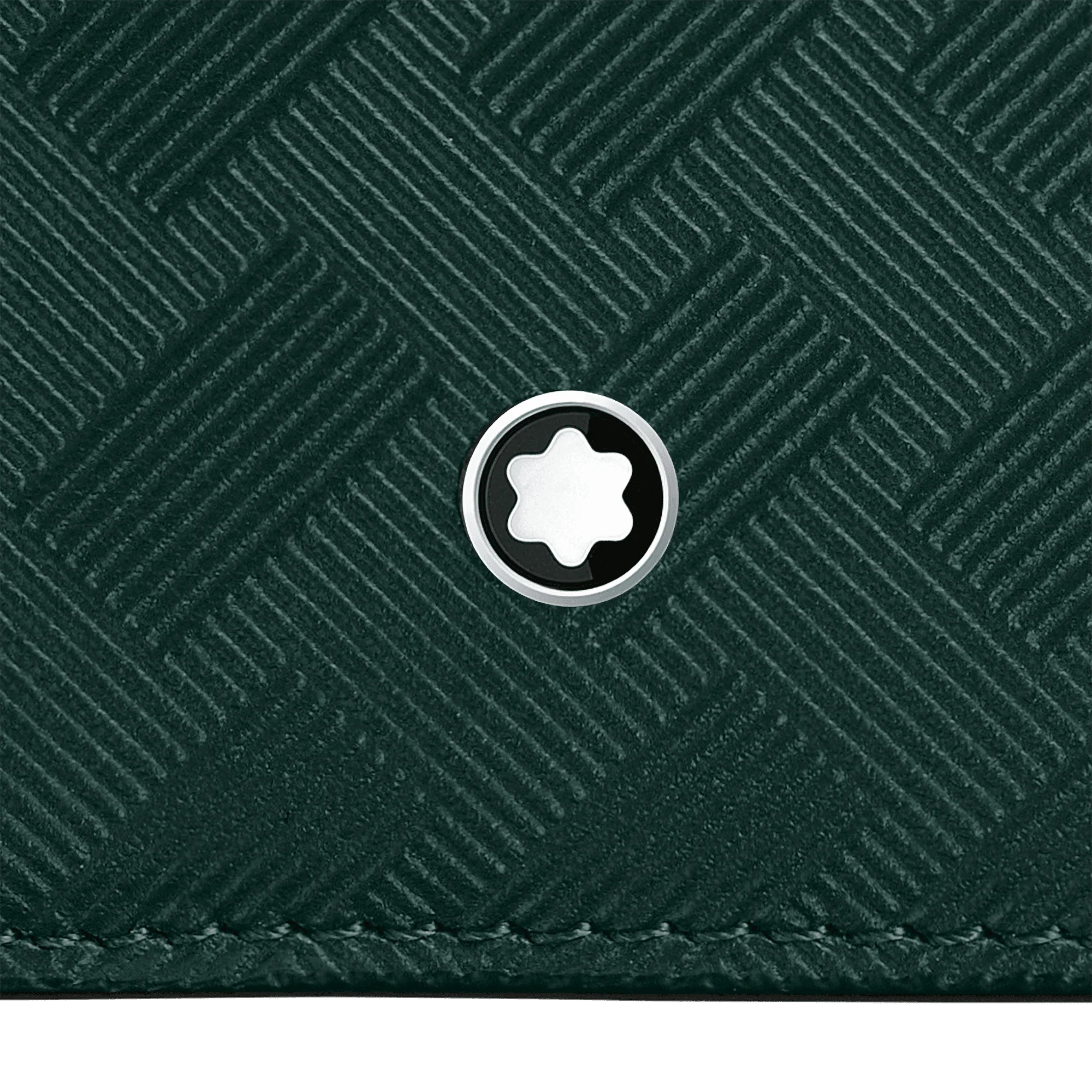 Montblanc porta carte di credito 3 scomparti con cerniera Montblanc Extreme 3.0 verde 130461