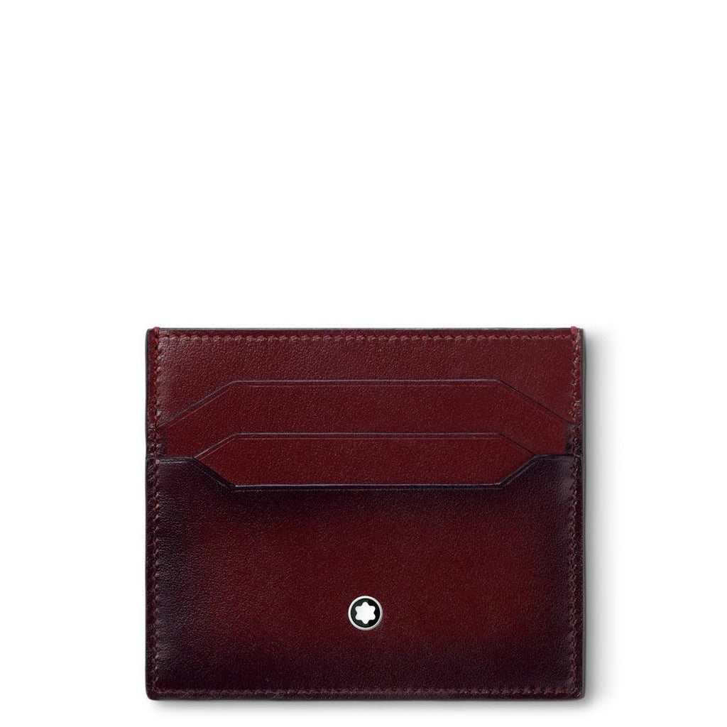 Montblanc porta carte di credito 6 scomparti Meisterstück bordeaux 131685