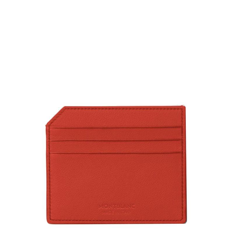 Montblanc porta carte di credito 6 scomparti Montblanc Soft coral 198035