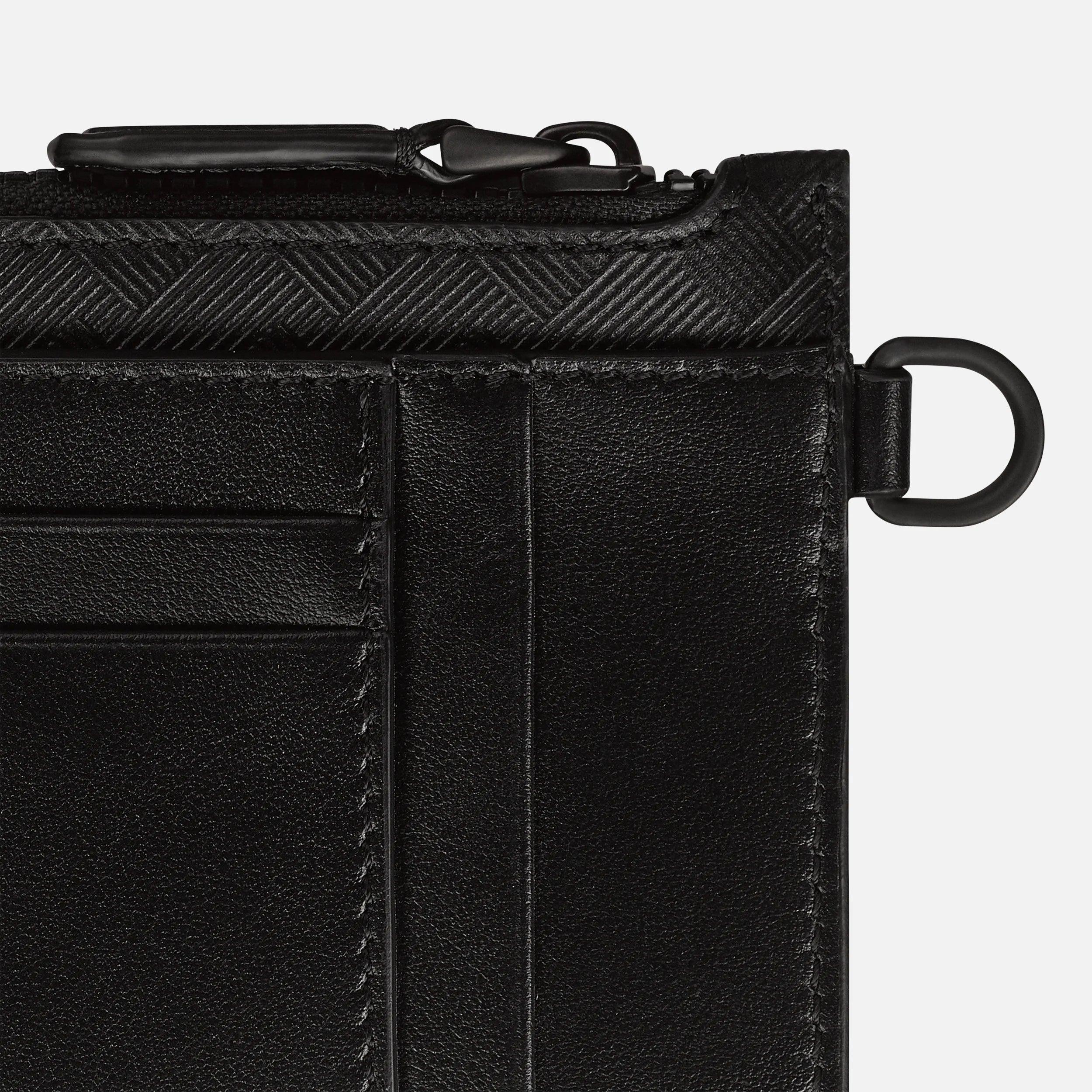 Montblanc porta carte di credito a 8 scomparti con cerniera Montblanc Extreme 3.0 nero 129976