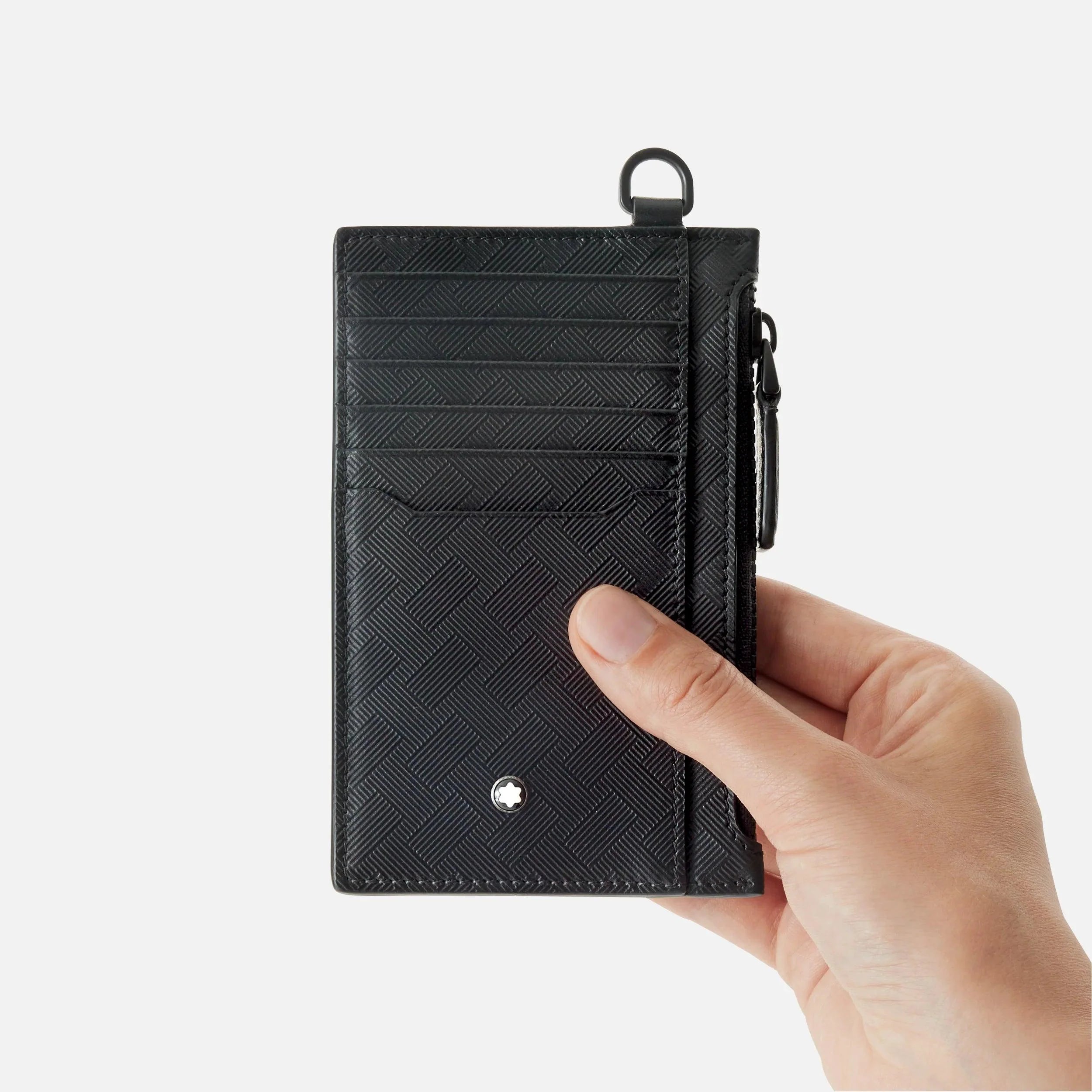 Montblanc porta carte di credito a 8 scomparti con cerniera Montblanc Extreme 3.0 nero 129976