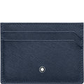 Montblanc porta carte di credito tascabile 5 scomparti Montblanc Sartorial blu 128596
