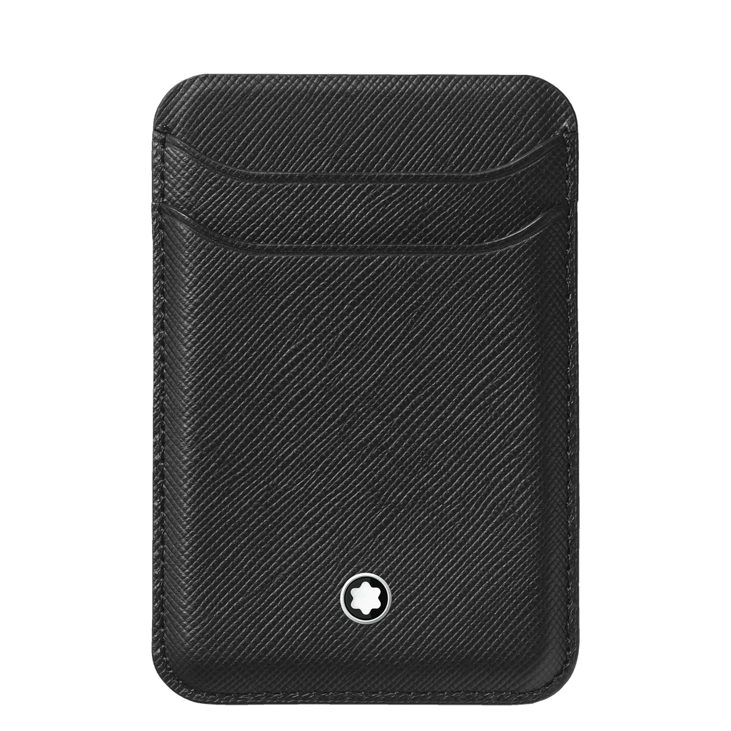 Montblanc portacarte 2 scomparti per iPhone con Apple MagSafe Sartorial nero 130325