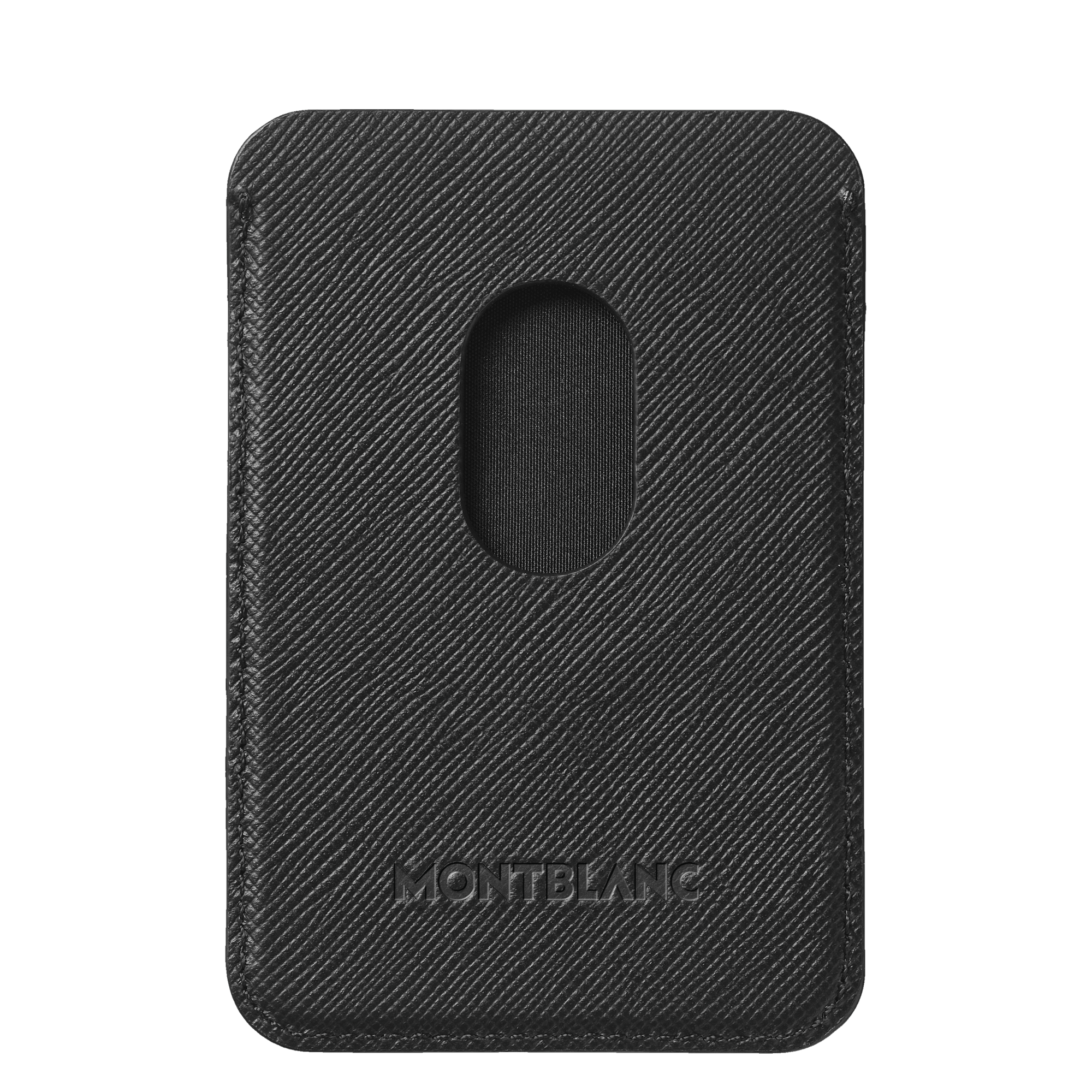 Montblanc portacarte 2 scomparti per iPhone con Apple MagSafe Sartorial nero 130325