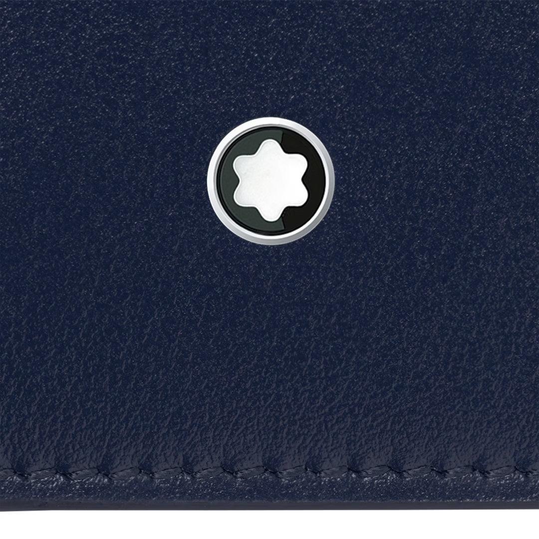 Montblanc portacarte Meisterstück 4cc Ink blue 131693