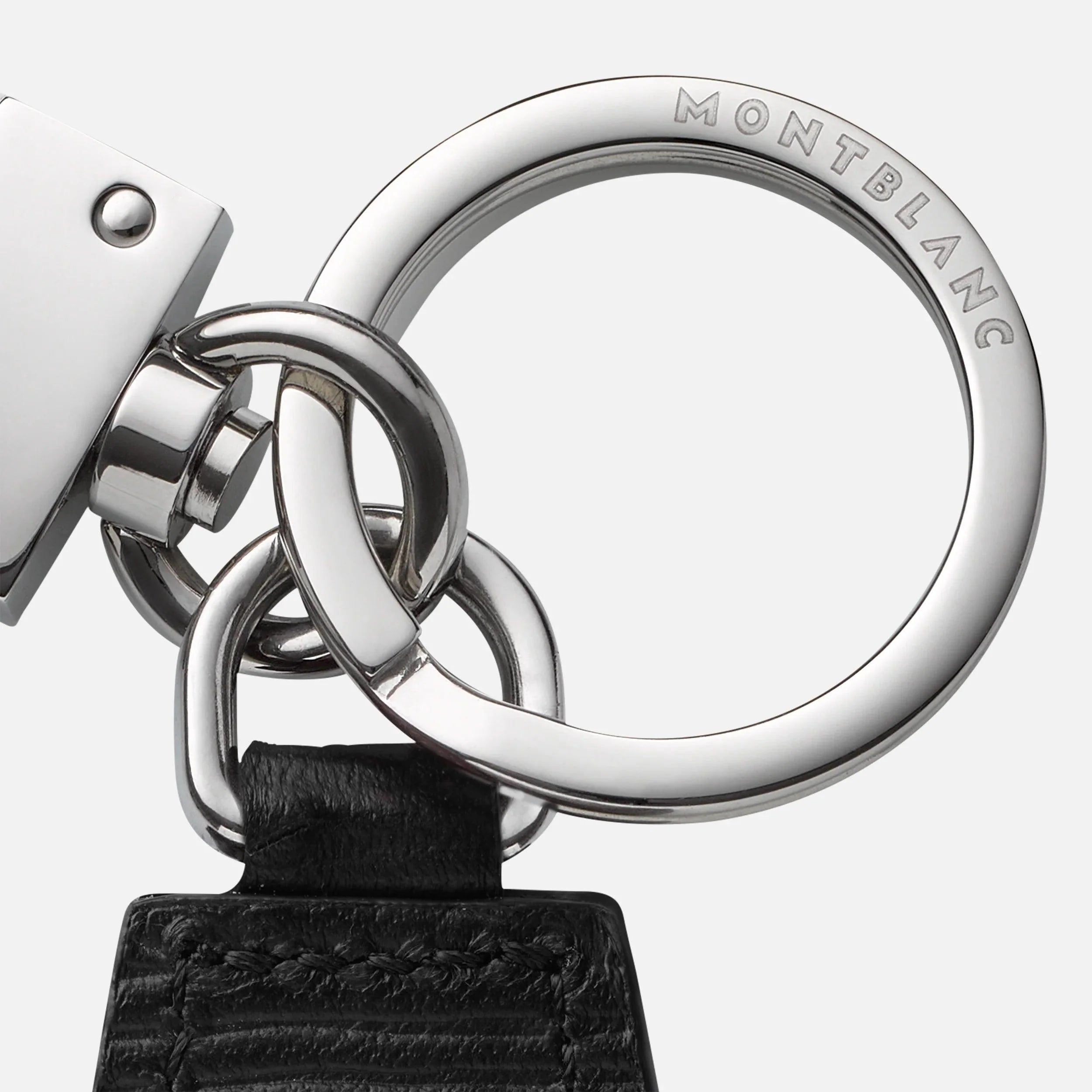Montblanc portachiavi a forma di diamante Meisterstück 4810 nero 130932