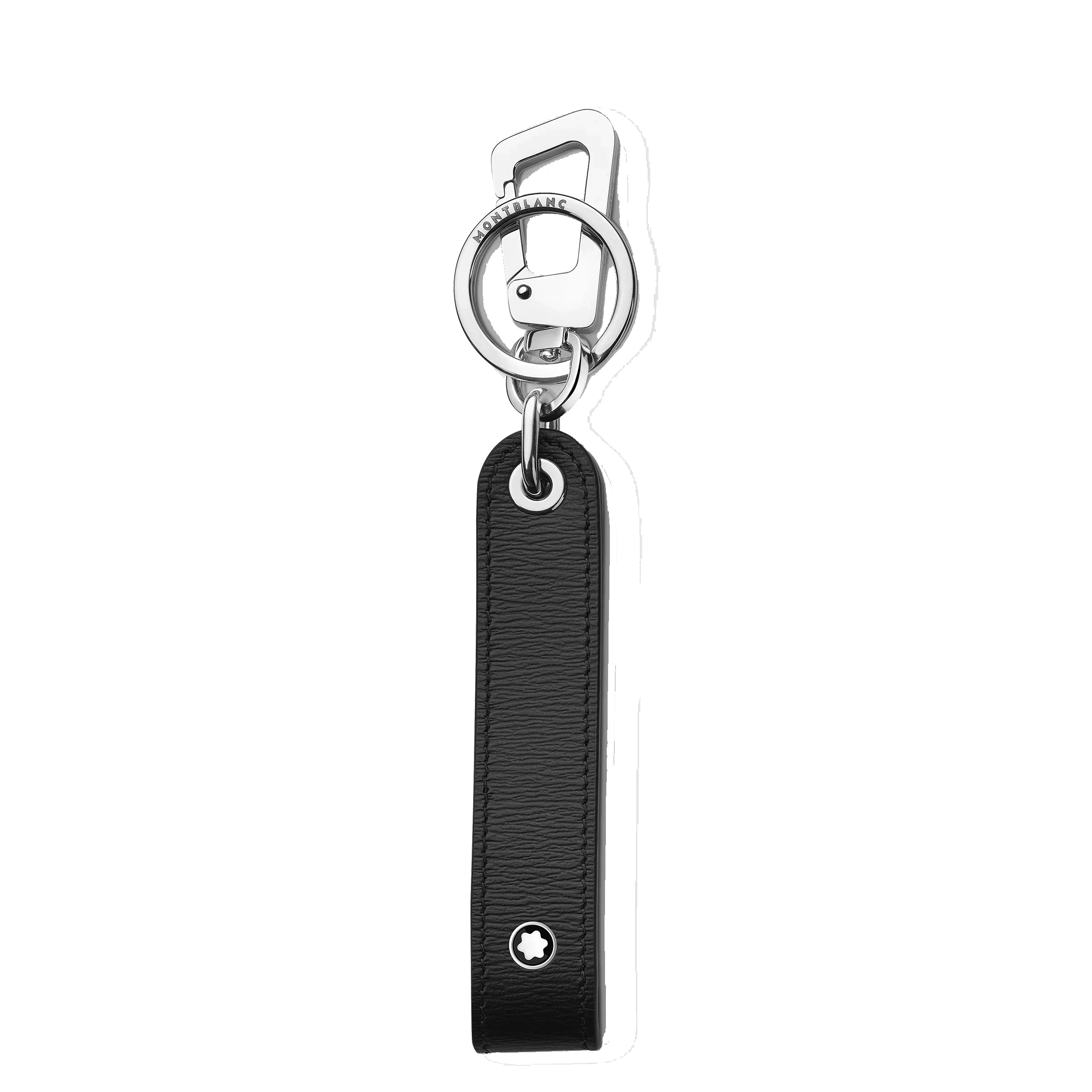 Montblanc portachiavi con passante Meisterstück 4810 nero 129257