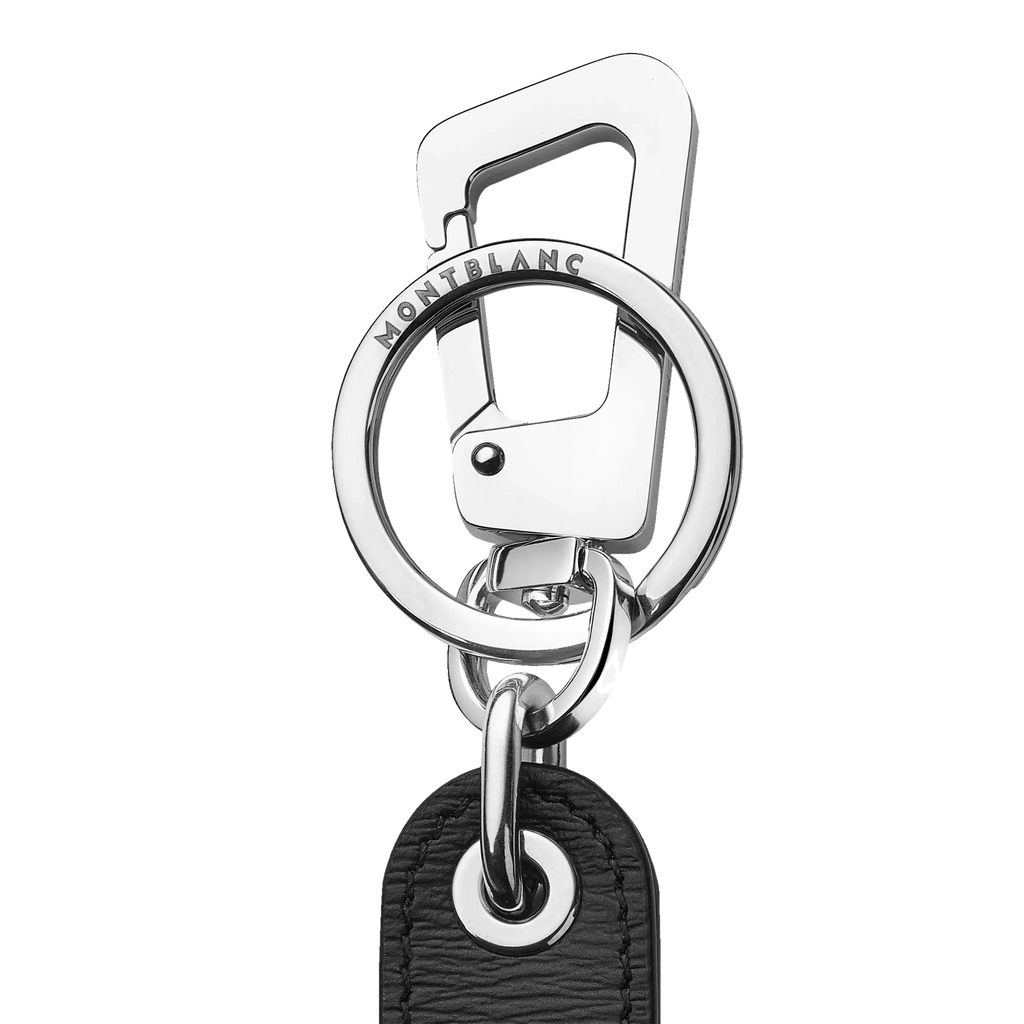Montblanc portachiavi con passante Meisterstück 4810 nero 129257