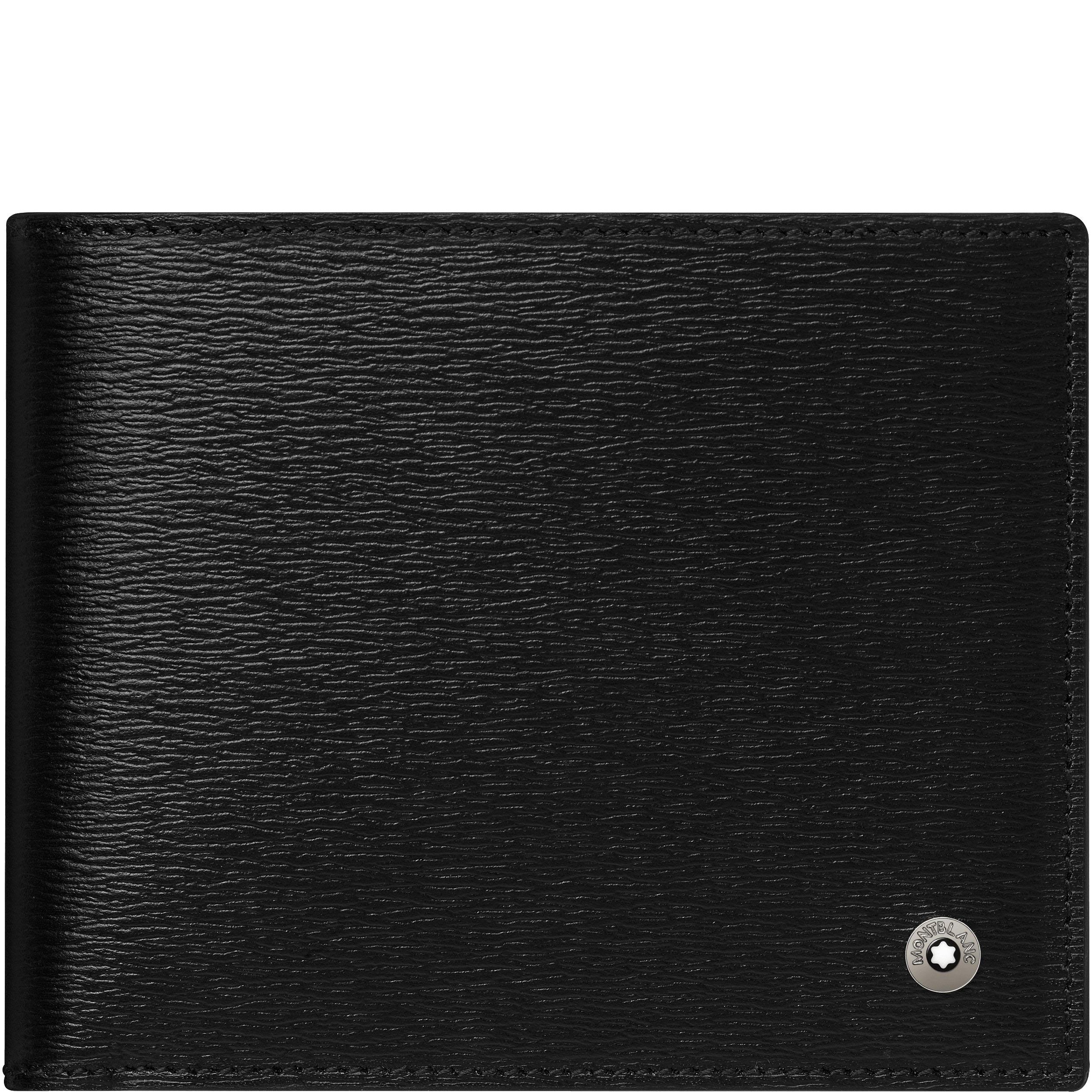 Montblanc portafoglio 11 scomparti con tasca trasparente 4810 Westside nero 114690