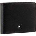 Montblanc portafoglio 11 scomparti con tasca trasparente Meisterstück nero 7162