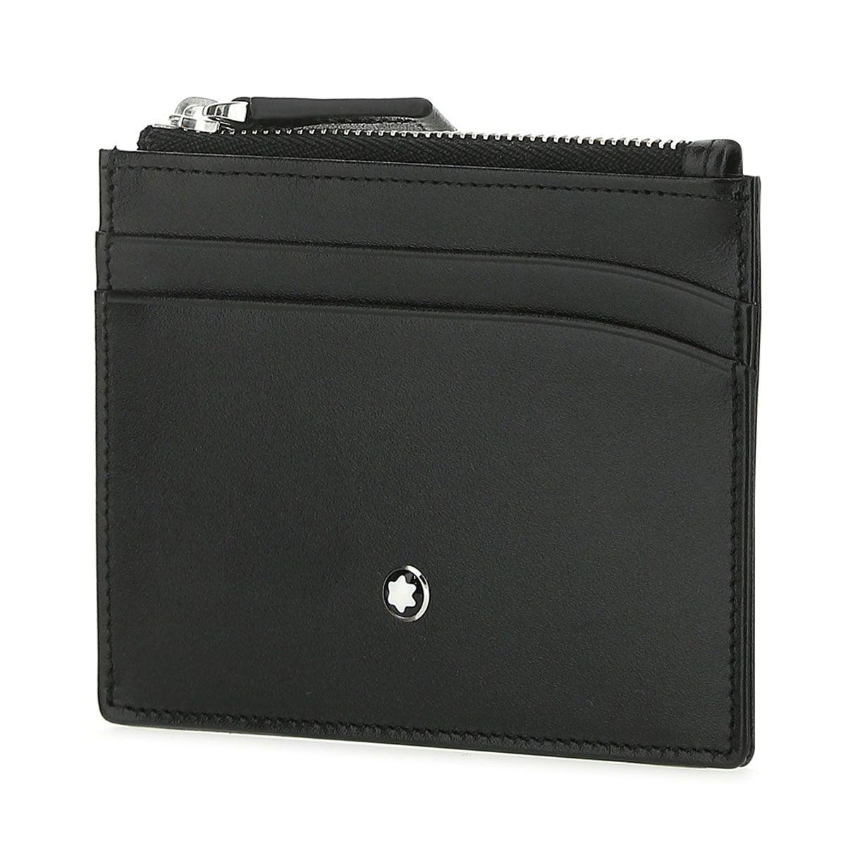 Montblanc portafoglio 4 scomparti con cerniera Meisterstück nero 126223