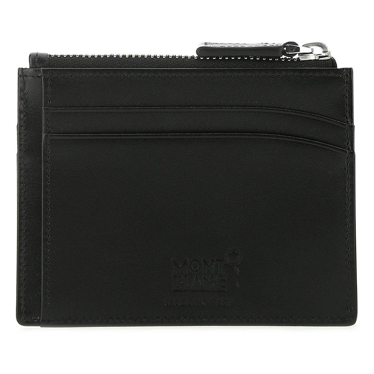 Montblanc portafoglio 4 scomparti con cerniera Meisterstück nero 126223