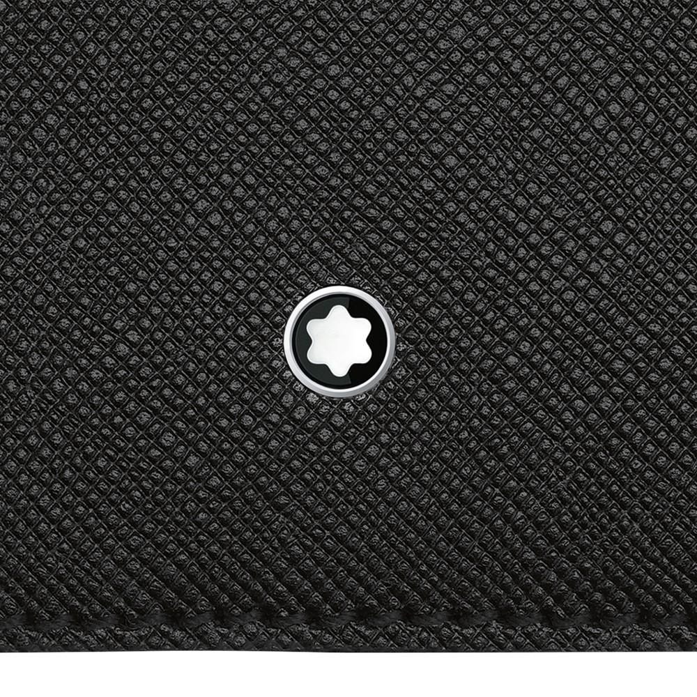 Montblanc portafoglio 4 scomparti con fermasoldi Sartorial nero 113221