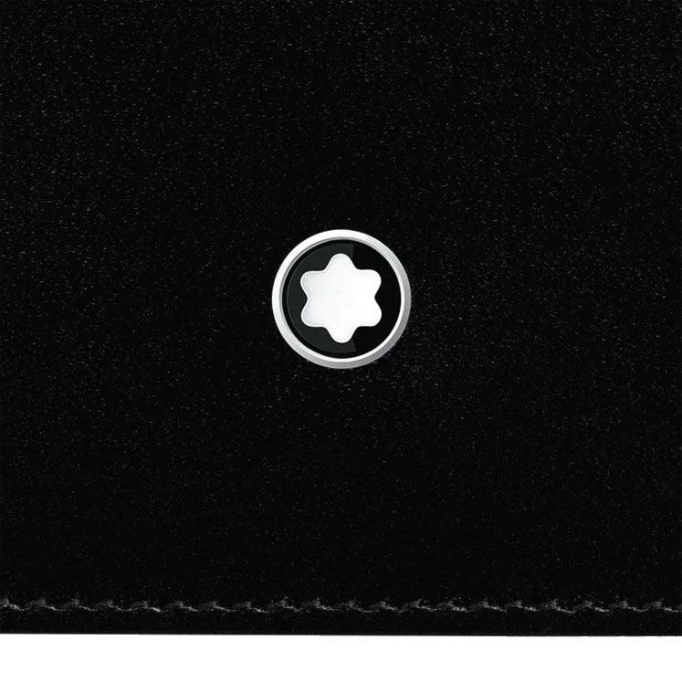 Montblanc portafoglio 4 scomparti con portamonete Meisterstück nero 7164