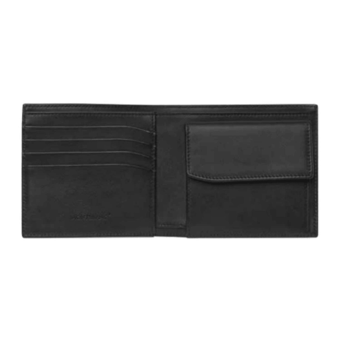 Montblanc portafoglio 4 scomparti con portamonete Meisterstück Soft Grain nero 126253