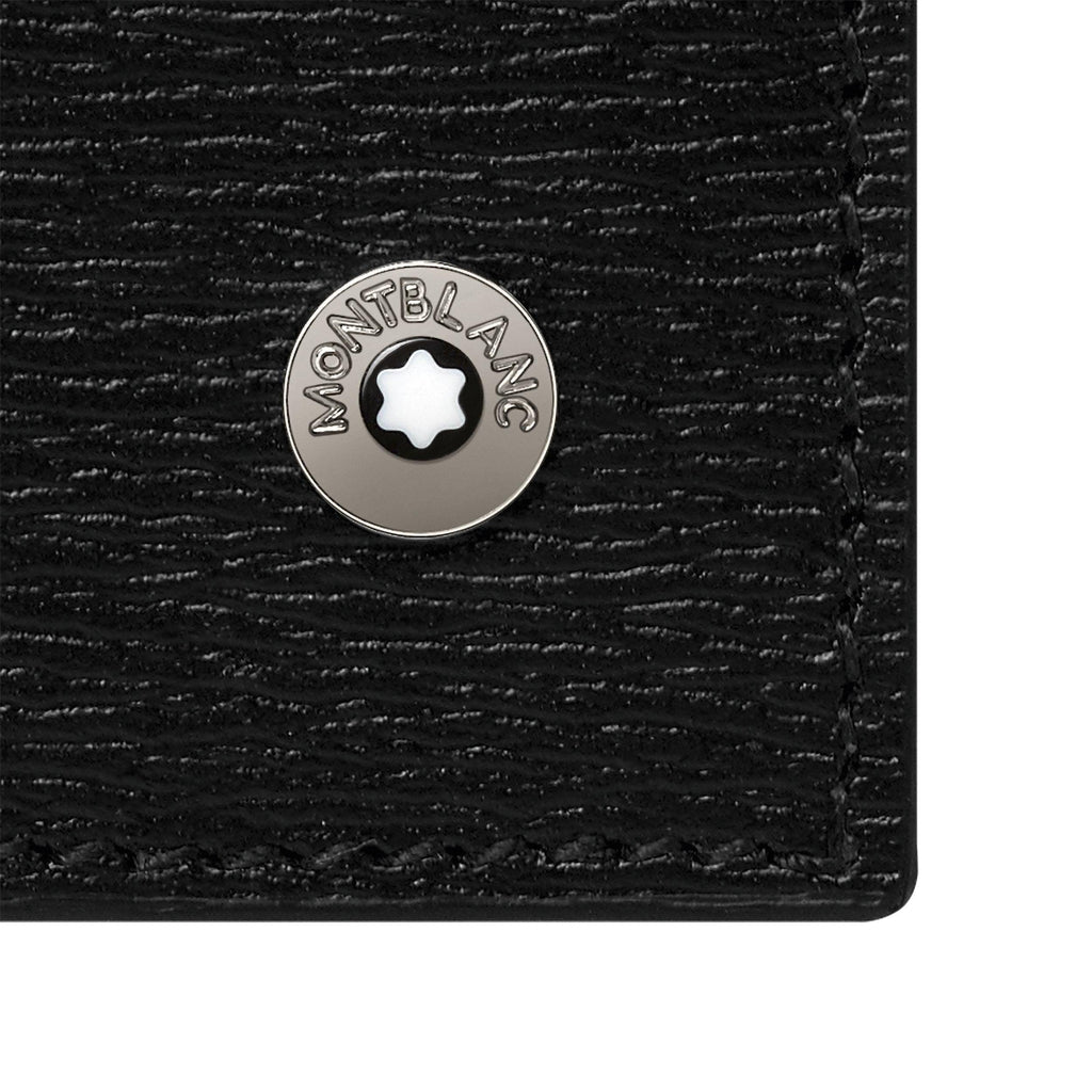 Montblanc portafoglio 6 scomparti con 2 tasche trasparenti 4810 Westside nero 114688