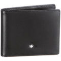 Montblanc portafoglio 6 scomparti con 2 tasche trasparenti Meisterstück nero 16354