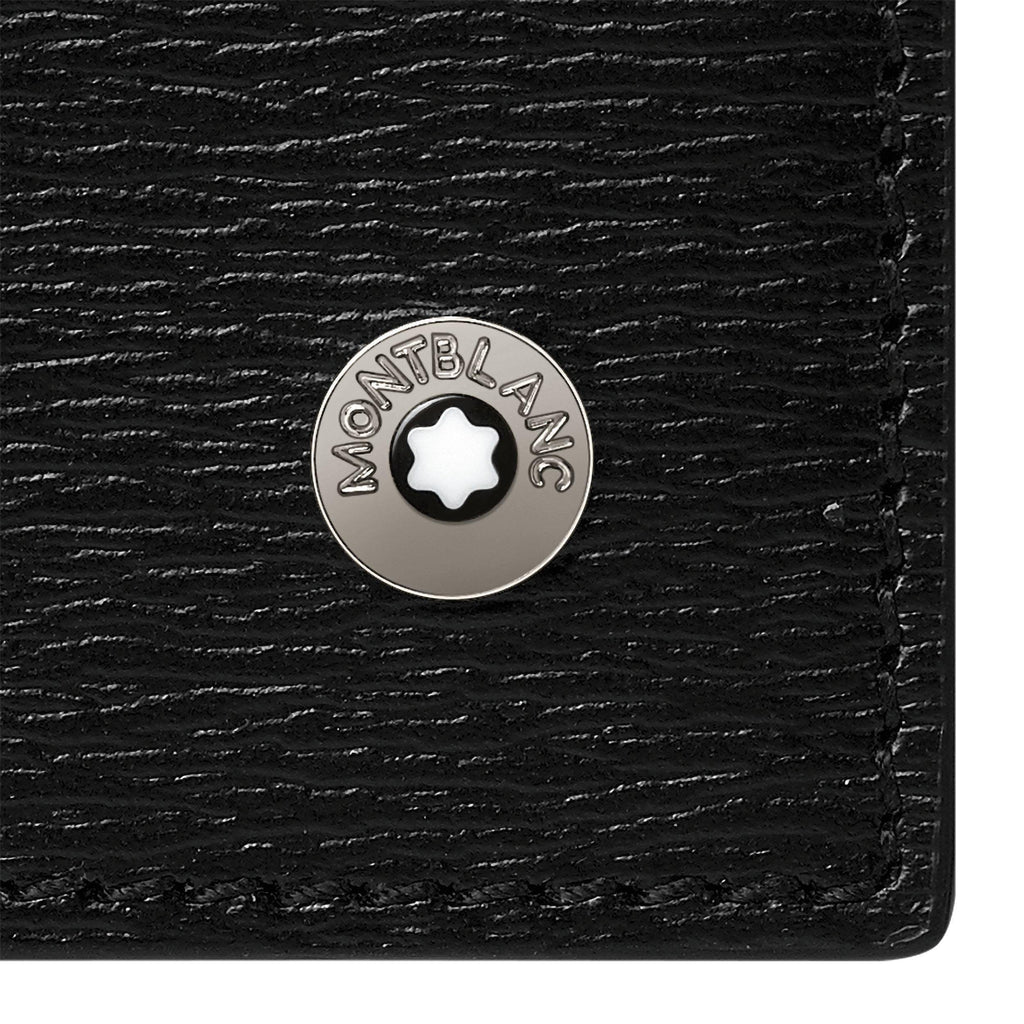 Montblanc portafoglio 6 scomparti con fermasoldi 4810 Westside piccolo nero 114687