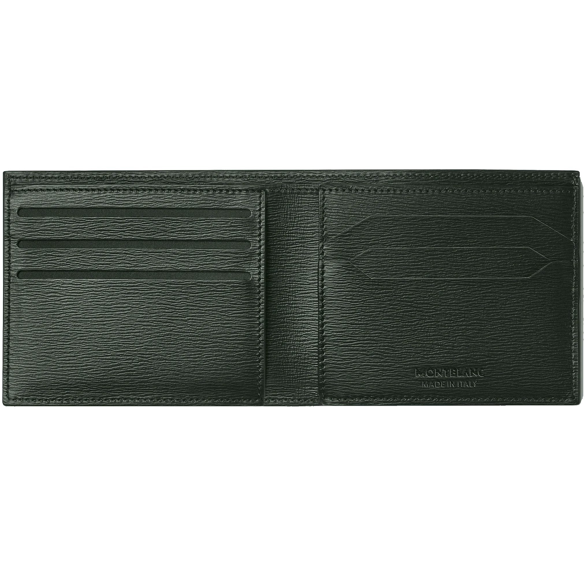 Montblanc portafoglio 6 scomparti Meisterstück 4810 Deep Forest verde 129243