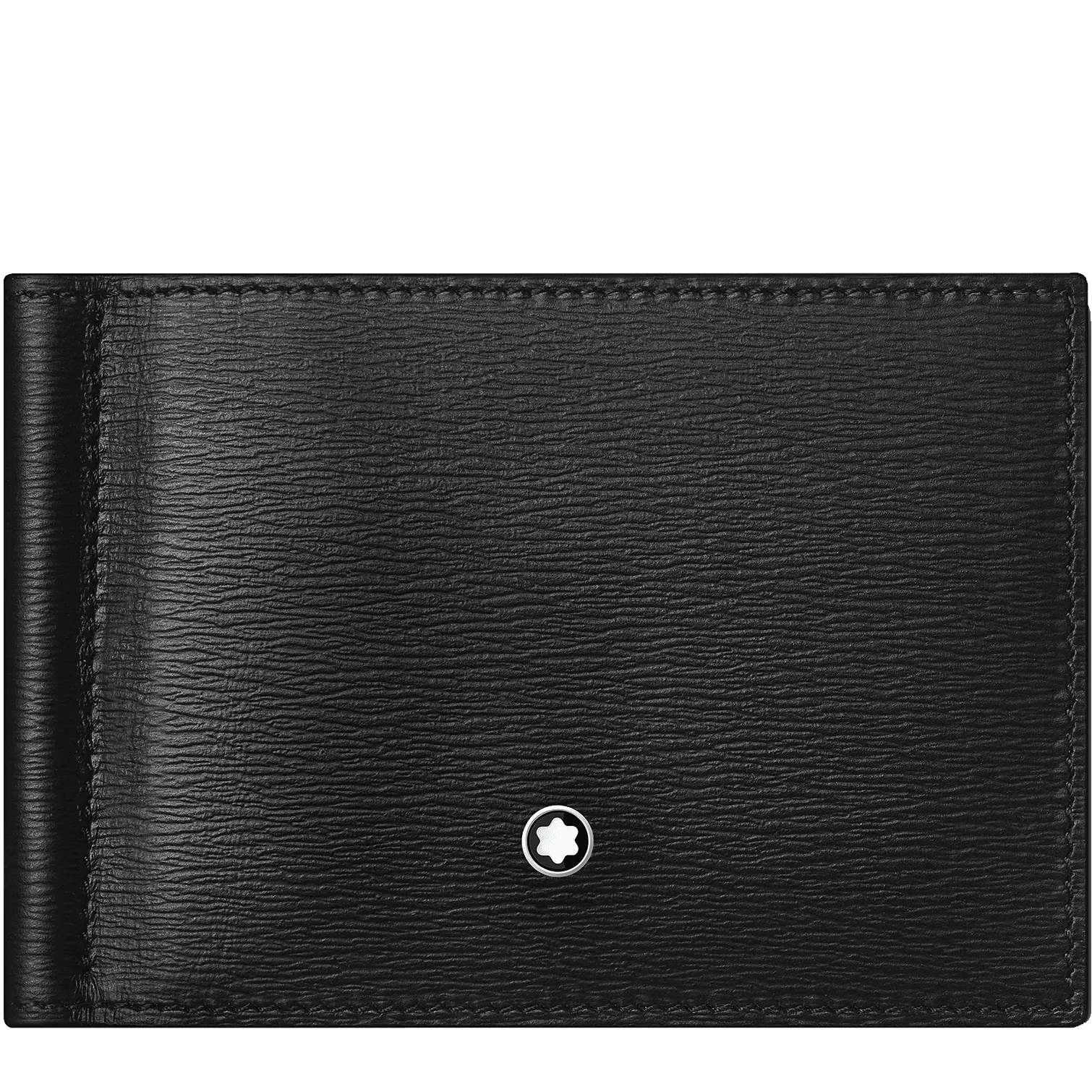 Montblanc portafoglio 6 scomparti Meisterstück 4810 nero con fermasoldi 129245