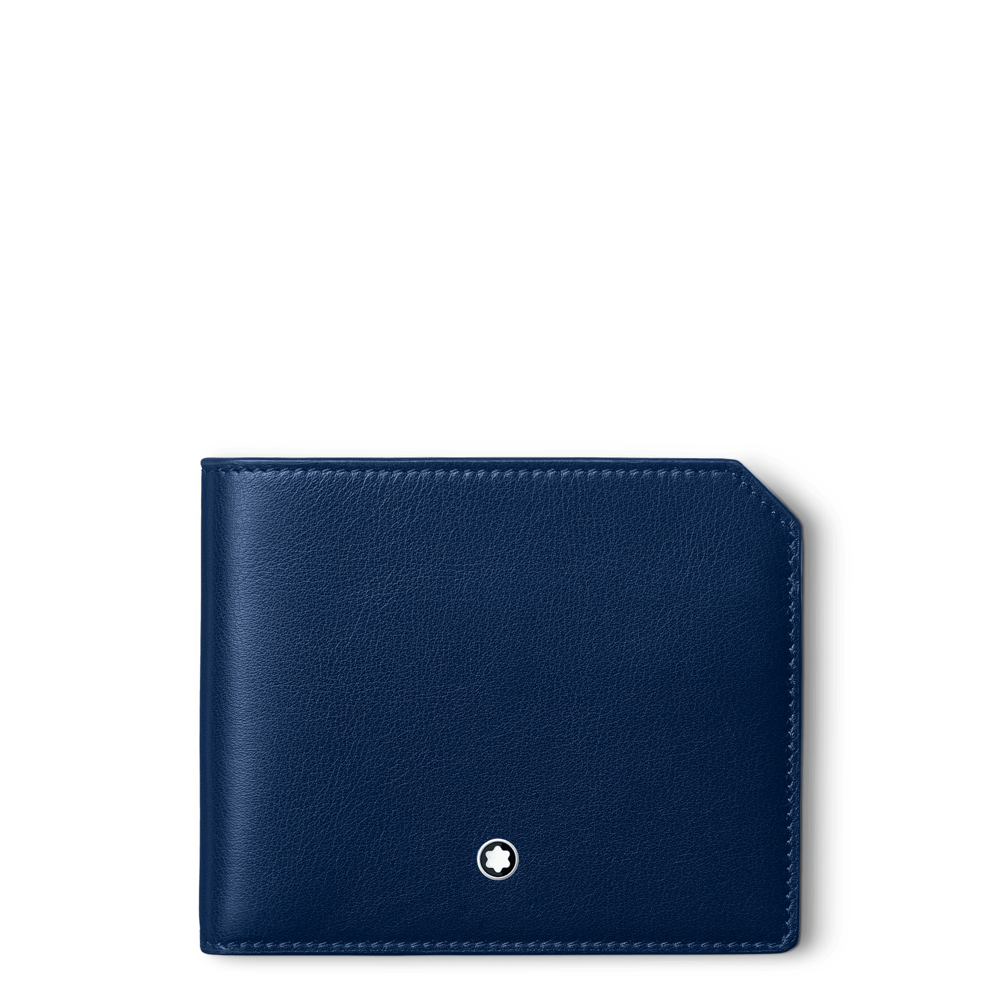 Montblanc portafoglio 6 scomparti Meisterstück Selection Soft blu 130059