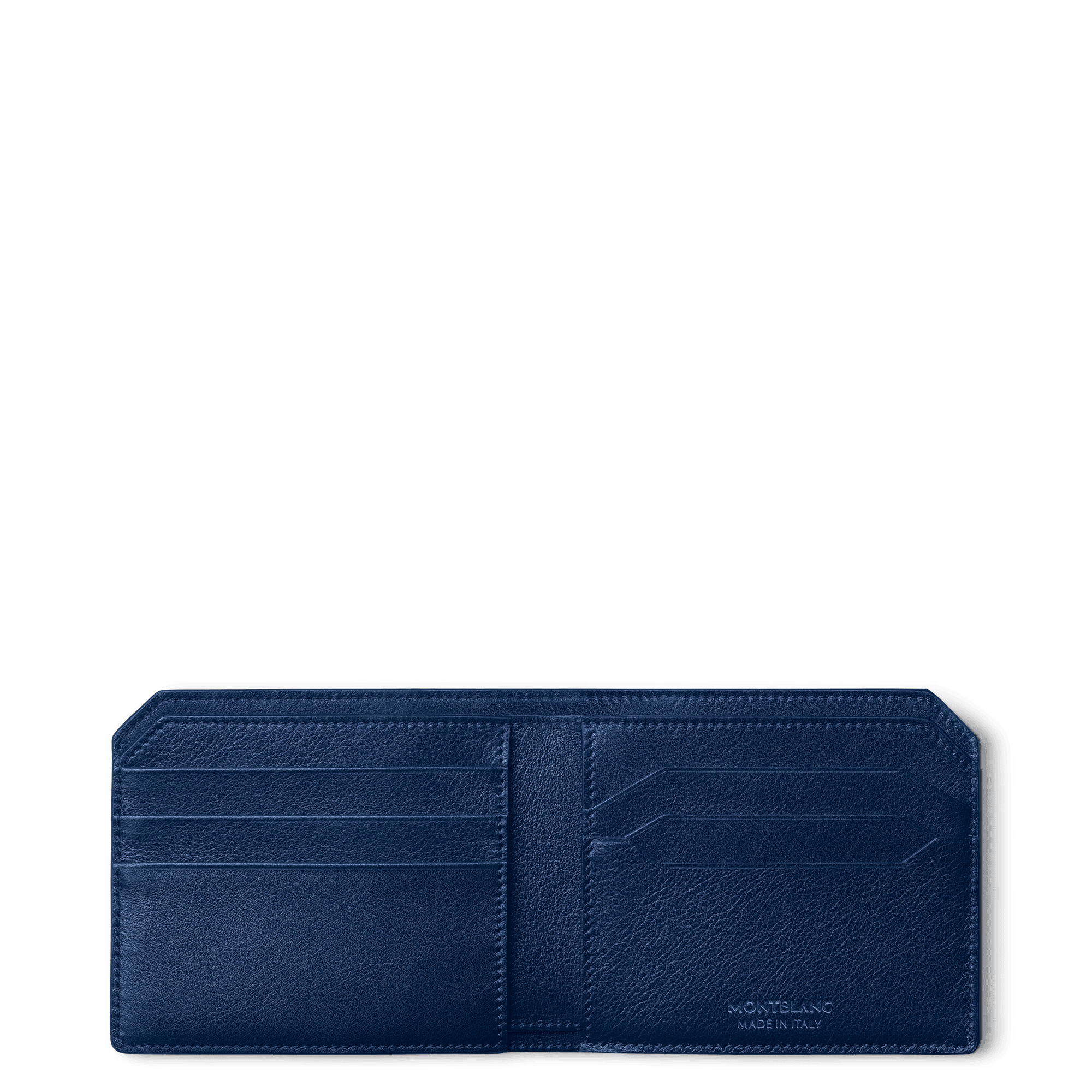 Montblanc portafoglio 6 scomparti Meisterstück Selection Soft blu 130059