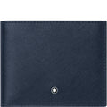 Montblanc portafoglio 6 scomparti Montblanc Sartorial blu 128585