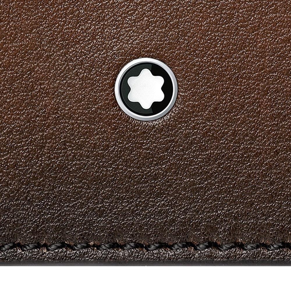 Montblanc portafoglio 6CC Meisterstuck Sfumato marrone 118346