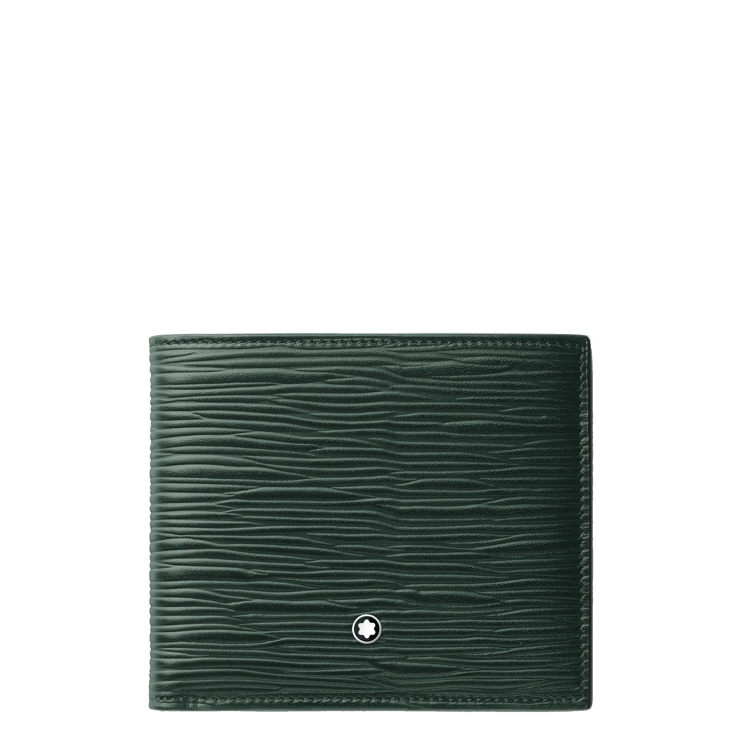 Montblanc portafoglio 8 scomparti Meisterstück 4810 verde 130936