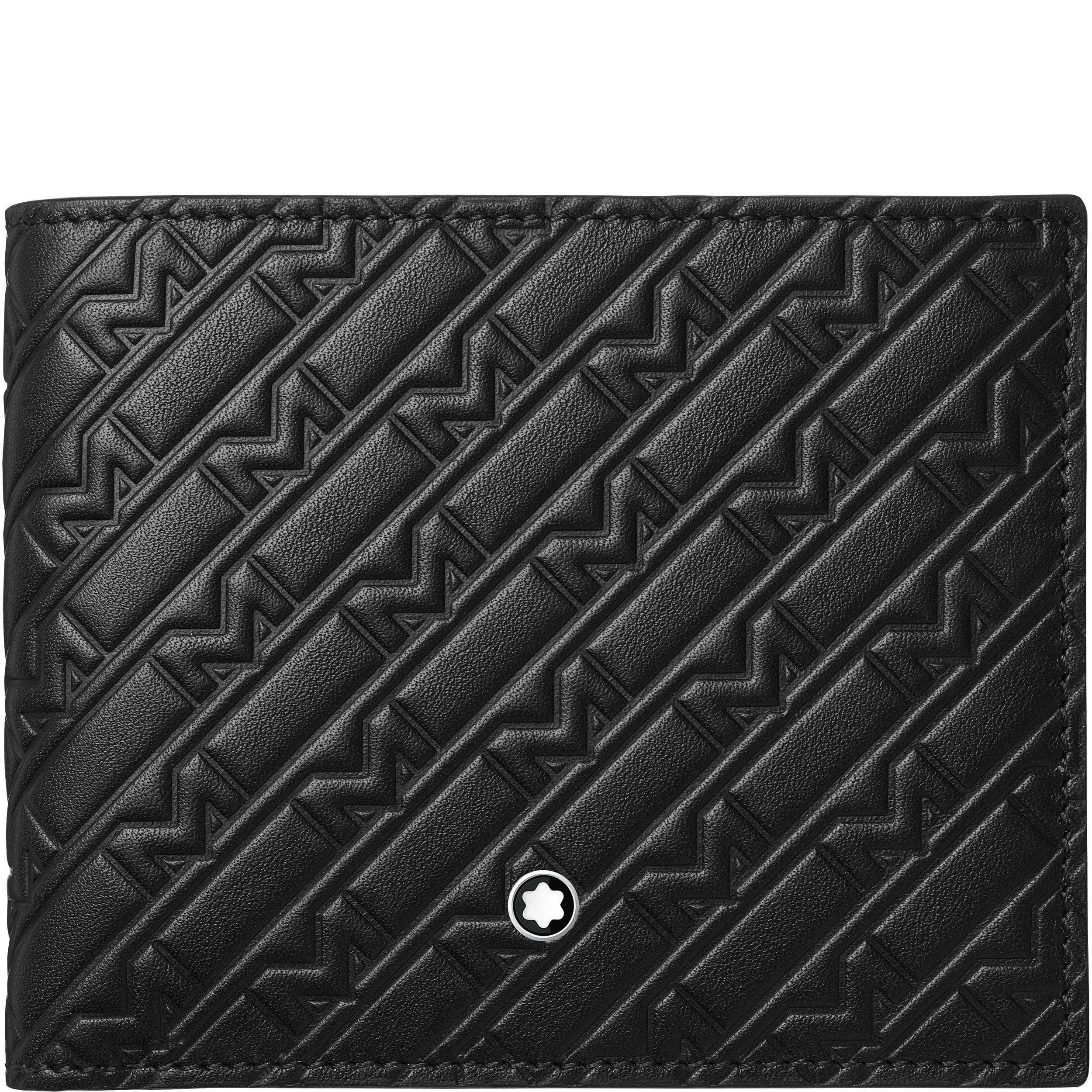 Montblanc portafoglio 8 scomparti Montblanc M_Gram 4810 nero 128638