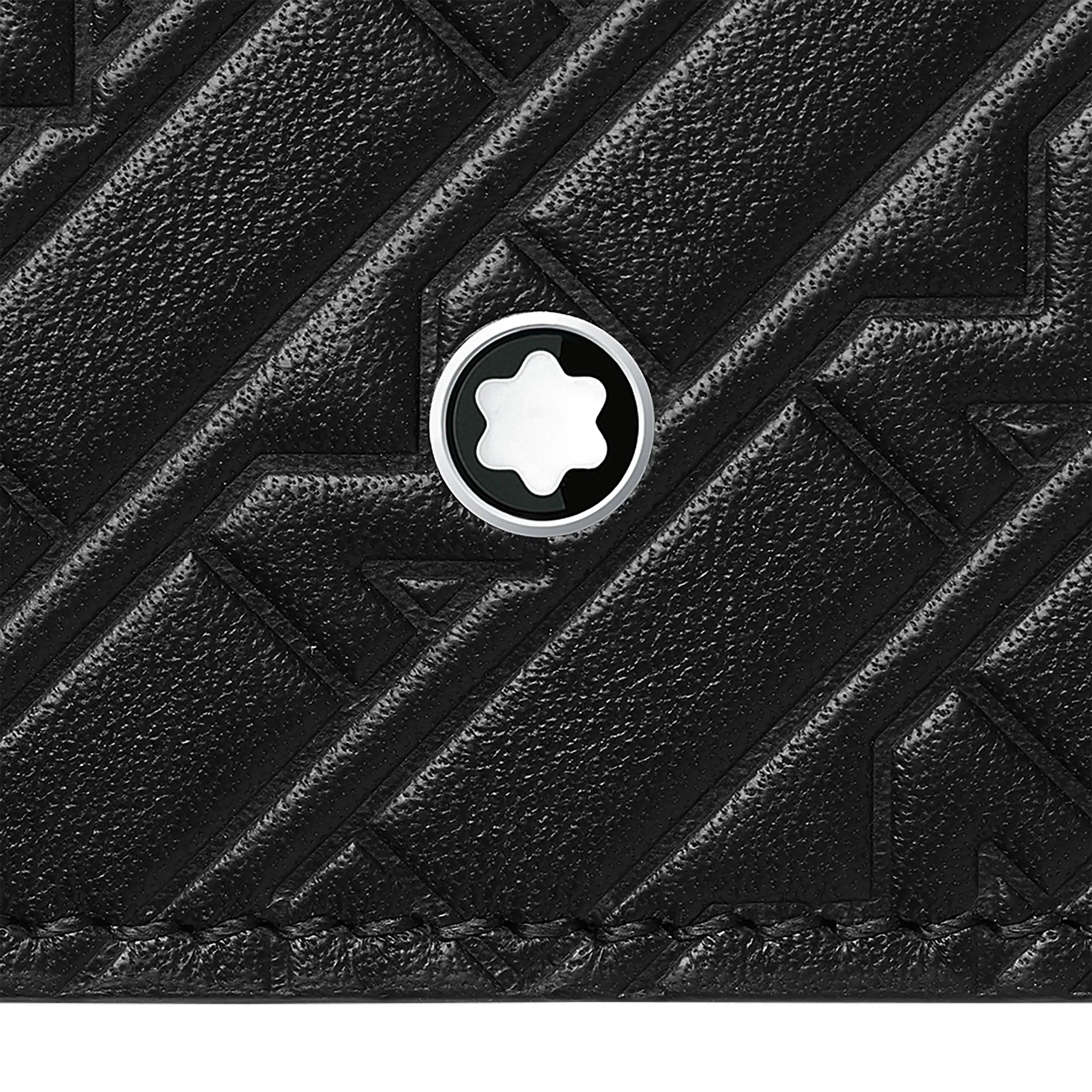 Montblanc portafoglio 8 scomparti Montblanc M_Gram 4810 nero 128638